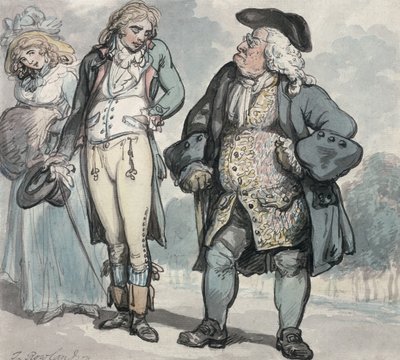 Dispiacere del padre da Thomas Rowlandson